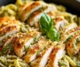 Pesto Pasta with Parmesan Chicken Perfection: An Incredible 5-Step Recipe
